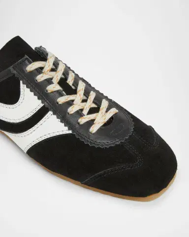 Dries Van Noten Mixed Leather Retro Runner Sneaker Mules | Thumbnail 3 Dries Van Noten Mixed Leather Retro Runner Sneaker Mules | Thumbnail 3