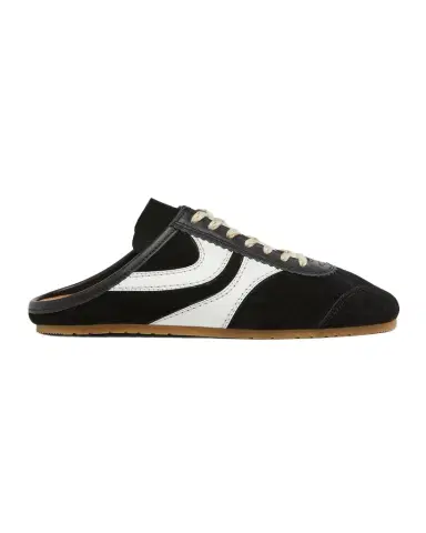 Dries Van Noten Mixed Leather Retro Runner Sneaker Mules | Thumbnail 1 Dries Van Noten Mixed Leather Retro Runner Sneaker Mules | Thumbnail 1
