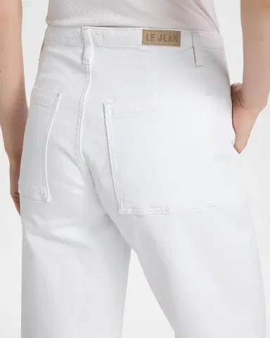 Le Jean Utility Soft Barrel Crop Jeans | Thumbnail 5 Le Jean Utility Soft Barrel Crop Jeans | Thumbnail 5