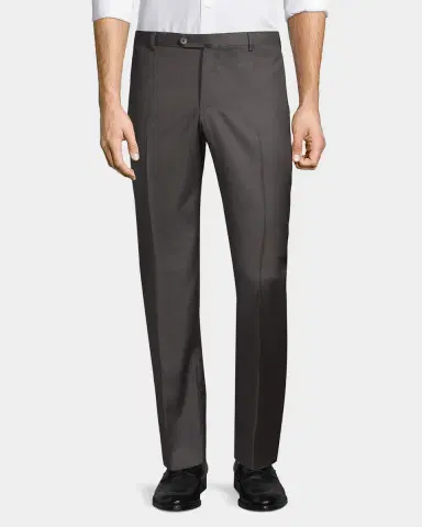Isaia Men 's Gregory Basic Wool Trousers | Thumbnail 2 Isaia Men 's Gregory Basic Wool Trousers | Thumbnail 2