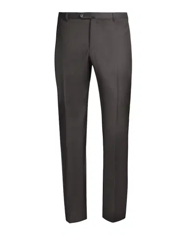 Isaia Men 's Gregory Basic Wool Trousers | Thumbnail 1 Isaia Men 's Gregory Basic Wool Trousers | Thumbnail 1