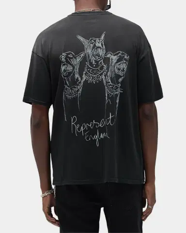Represent Men's Legacy Hand-Drawn Thoroughbred Dogs T-Shirt | Thumbnail 2 Represent Men's Legacy Hand-Drawn Thoroughbred Dogs T-Shirt | Thumbnail 2