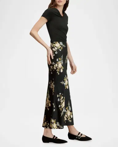 Veronica Beard Clover Midi Skirt | Thumbnail 6 Veronica Beard Clover Midi Skirt | Thumbnail 6
