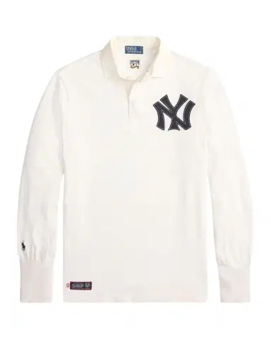 Polo Ralph Lauren Men's x Yankees Long -Sleeve Polo Shirt | Thumbnail 1 Polo Ralph Lauren Men's x Yankees Long -Sleeve Polo Shirt | Thumbnail 1
