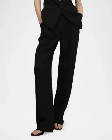 Veronica Beard Kenneth Straight-Leg Pants | Thumbnail 5 Veronica Beard Kenneth Straight-Leg Pants | Thumbnail 5