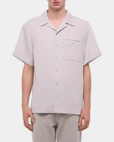 Helmut Lang Men's Relaxed-Fit Camp Collar Shirt | Thumbnail 4 Helmut Lang Men's Relaxed-Fit Camp Collar Shirt | Thumbnail 4