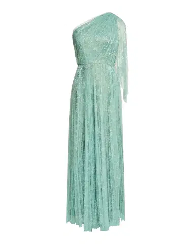 Theia Carol Sequined Tulle One-Shoulder Gown | Thumbnail 1 Theia Carol Sequined Tulle One-Shoulder Gown | Thumbnail 1