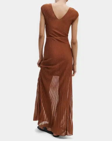 rag & bone Aubrey Metallic Rib-Knit Maxi Dress | Thumbnail 3 rag & bone Aubrey Metallic Rib-Knit Maxi Dress | Thumbnail 3