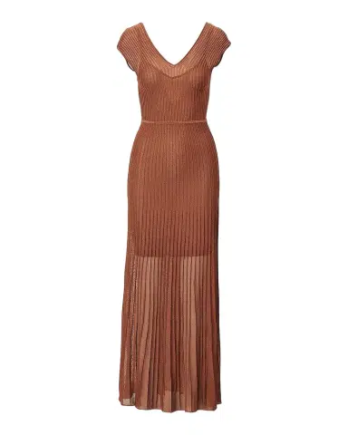 rag & bone Aubrey Metallic Rib-Knit Maxi Dress | Thumbnail 1 rag & bone Aubrey Metallic Rib-Knit Maxi Dress | Thumbnail 1