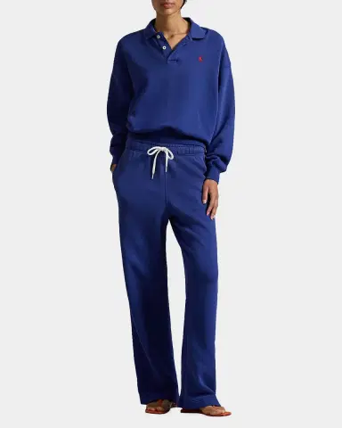 Polo Ralph Lauren Logo Cotton-Blend Polo Sweatshirt | Thumbnail 2 Polo Ralph Lauren Logo Cotton-Blend Polo Sweatshirt | Thumbnail 2