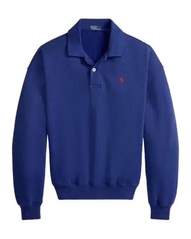 Polo Ralph Lauren Logo Cotton-Blend Polo Sweatshirt | Thumbnail 1 Polo Ralph Lauren Logo Cotton-Blend Polo Sweatshirt | Thumbnail 1