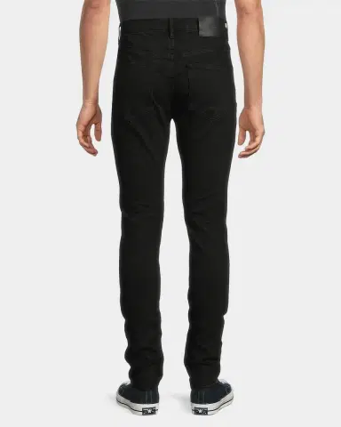 PURPLE P002 Knee Slit Rinse Slim Jeans | Thumbnail 3 PURPLE P002 Knee Slit Rinse Slim Jeans | Thumbnail 3