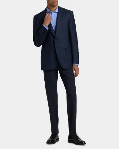 Canali Men's Siena Stepweave Wool Sport Coat | Thumbnail 2 Canali Men's Siena Stepweave Wool Sport Coat | Thumbnail 2