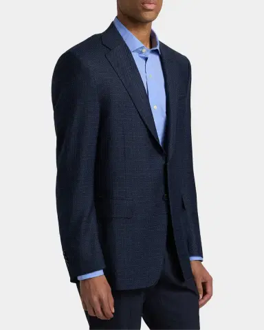 Canali Men's Siena Stepweave Wool Sport Coat | Thumbnail 7 Canali Men's Siena Stepweave Wool Sport Coat | Thumbnail 7