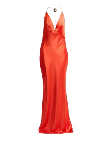 Retrofete Arianell Plunging Satin Maxi Dress | Thumbnail 1 Retrofete Arianell Plunging Satin Maxi Dress | Thumbnail 1