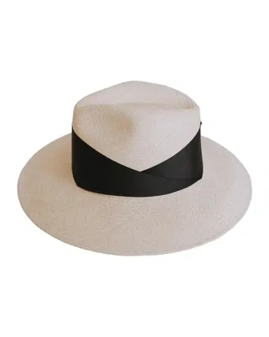 Freya Gardenia Woven Straw Fedora Hat | Thumbnail 1 Freya Gardenia Woven Straw Fedora Hat | Thumbnail 1