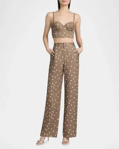L'AGENCE Sonya Polka Dot Bralette | Thumbnail 2 L'AGENCE Sonya Polka Dot Bralette | Thumbnail 2