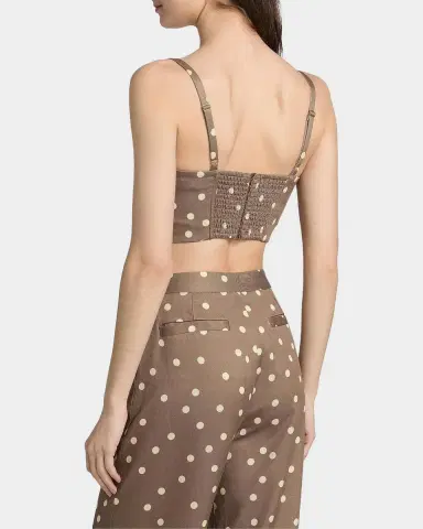 L'AGENCE Sonya Polka Dot Bralette | Thumbnail 3 L'AGENCE Sonya Polka Dot Bralette | Thumbnail 3
