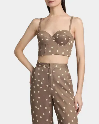 L'AGENCE Sonya Polka Dot Bralette | Thumbnail 4 L'AGENCE Sonya Polka Dot Bralette | Thumbnail 4