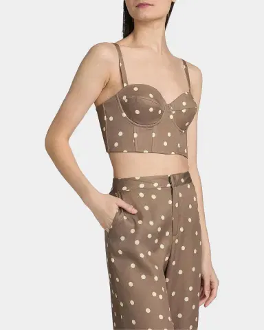 L'AGENCE Sonya Polka Dot Bralette | Thumbnail 7 L'AGENCE Sonya Polka Dot Bralette | Thumbnail 7