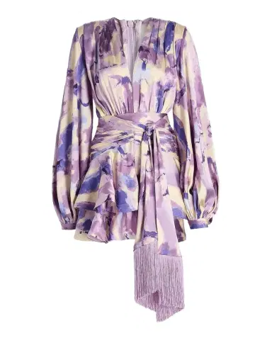 Bronx and Banco Wisteria Bedouin Abstract A-Line Mini Dress | Thumbnail 1 Bronx and Banco Wisteria Bedouin Abstract A-Line Mini Dress | Thumbnail 1