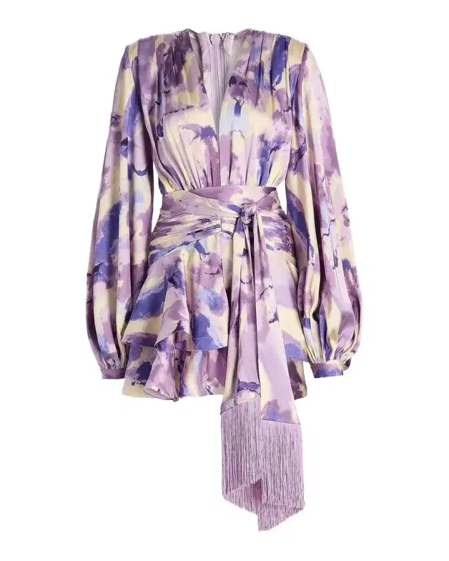Wisteria Bedouin Abstract A-Line Mini Dress Wisteria Bedouin Abstract A-Line Mini Dress