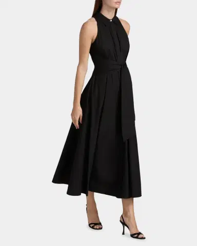 Toccin Chelsea Cotton Tie-Waist Midi-Shirtdress | Thumbnail 7 Toccin Chelsea Cotton Tie-Waist Midi-Shirtdress | Thumbnail 7