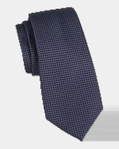 Canali Men's Neat Silk Tie | Thumbnail 2 Canali Men's Neat Silk Tie | Thumbnail 2