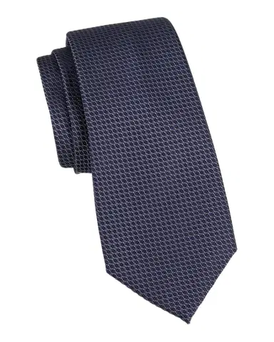 Canali Men's Neat Silk Tie | Thumbnail 1 Canali Men's Neat Silk Tie | Thumbnail 1