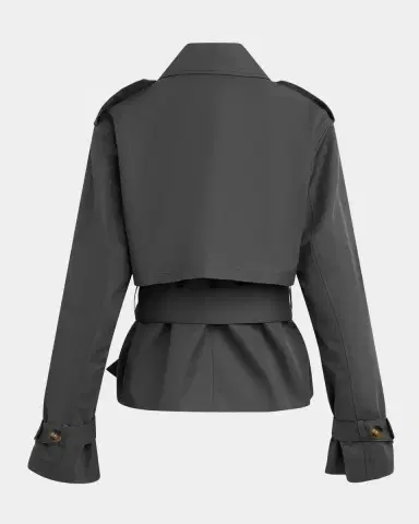 Favorite Daughter The Cropped Charles Trench Coat | Thumbnail 5 Favorite Daughter The Cropped Charles Trench Coat | Thumbnail 5