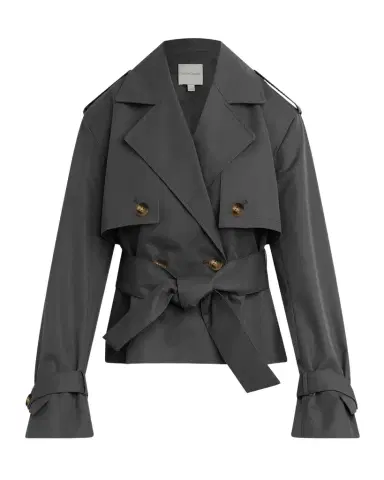 Favorite Daughter The Cropped Charles Trench Coat | Thumbnail 1 Favorite Daughter The Cropped Charles Trench Coat | Thumbnail 1