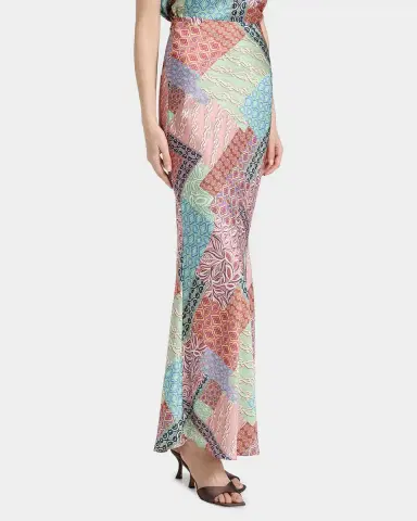 MISA Los Angeles Sienna Printed Bias-Cut Maxi Skirt | Thumbnail 7 MISA Los Angeles Sienna Printed Bias-Cut Maxi Skirt | Thumbnail 7