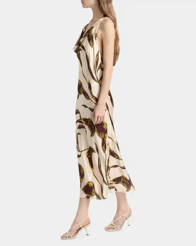 MISA Los Angeles Ida Floral Satin Midi Dress | Thumbnail 7 MISA Los Angeles Ida Floral Satin Midi Dress | Thumbnail 7