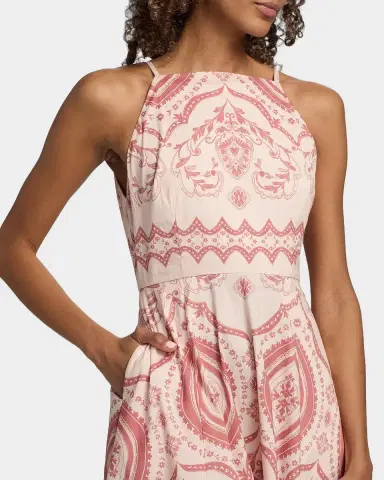 MISA Los Angeles Amity Printed Cotton-Blend Midi Dress | Thumbnail 5 MISA Los Angeles Amity Printed Cotton-Blend Midi Dress | Thumbnail 5