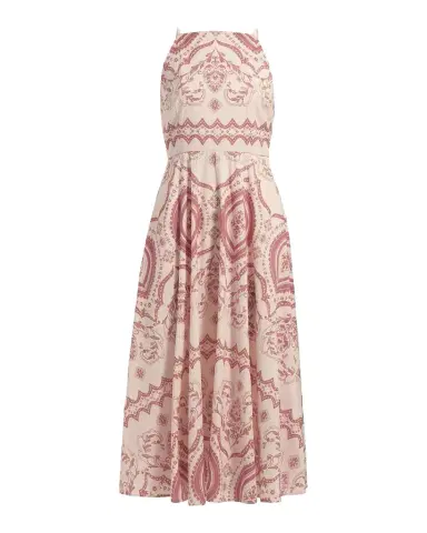 MISA Los Angeles Amity Printed Cotton-Blend Midi Dress | Thumbnail 1 MISA Los Angeles Amity Printed Cotton-Blend Midi Dress | Thumbnail 1