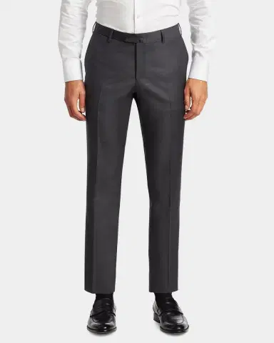 Isaia Men 's Gregory Basic Wool Trousers | Thumbnail 3 Isaia Men 's Gregory Basic Wool Trousers | Thumbnail 3