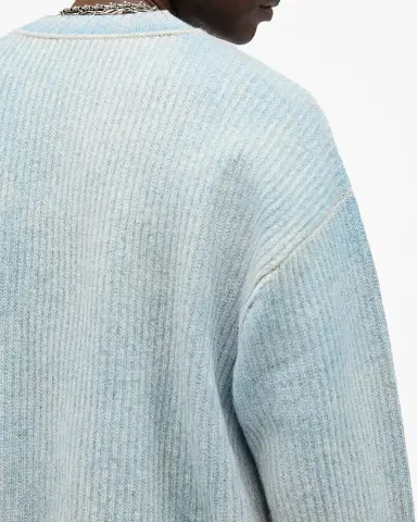 Represent Legacy Fade Out Reversible Knit Crewneck Sweater | Thumbnail 6 Represent Legacy Fade Out Reversible Knit Crewneck Sweater | Thumbnail 6