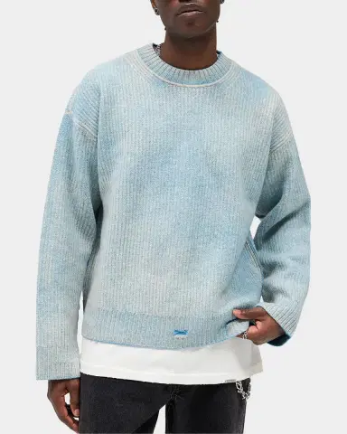 Represent Legacy Fade Out Reversible Knit Crewneck Sweater | Thumbnail 8 Represent Legacy Fade Out Reversible Knit Crewneck Sweater | Thumbnail 8