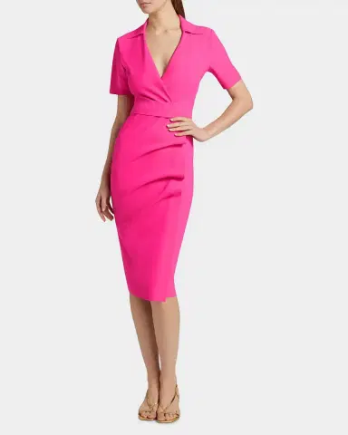 Chiara Boni La Petite Robe Ittig Ruffle Bodycon Midi Dress | Thumbnail 4 Chiara Boni La Petite Robe Ittig Ruffle Bodycon Midi Dress | Thumbnail 4