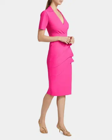 Chiara Boni La Petite Robe Ittig Ruffle Bodycon Midi Dress | Thumbnail 7 Chiara Boni La Petite Robe Ittig Ruffle Bodycon Midi Dress | Thumbnail 7