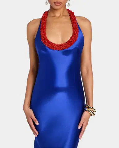 Retrofete Aireliene Embroidered Maxi Dress | Thumbnail 3 Retrofete Aireliene Embroidered Maxi Dress | Thumbnail 3