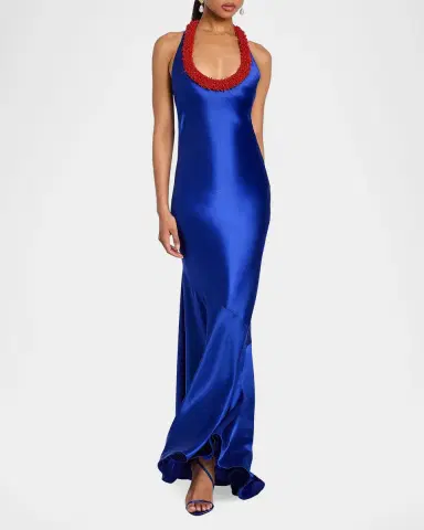 Retrofete Aireliene Embroidered Maxi Dress | Thumbnail 6 Retrofete Aireliene Embroidered Maxi Dress | Thumbnail 6