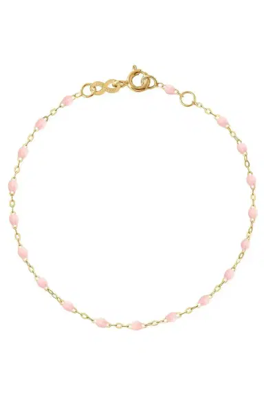 Gigi Clozeau Baby Pink Classic Gigi Bracelet - Yellow Gold | Thumbnail 1 Gigi Clozeau Baby Pink Classic Gigi Bracelet - Yellow Gold | Thumbnail 1