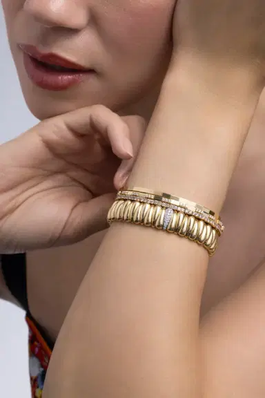 ROBERTO DEMEGLIO Diamond Alternating Extensible Tennis Bracelet | Thumbnail 3 ROBERTO DEMEGLIO Diamond Alternating Extensible Tennis Bracelet | Thumbnail 3