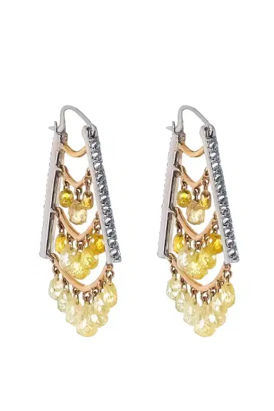 PARULINA Diamond Chevron Brio Cutlet Earrings | Thumbnail 5 PARULINA Diamond Chevron Brio Cutlet Earrings | Thumbnail 5