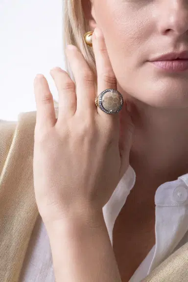 PARULINA Diamond Coral Ring | Thumbnail 4 PARULINA Diamond Coral Ring | Thumbnail 4
