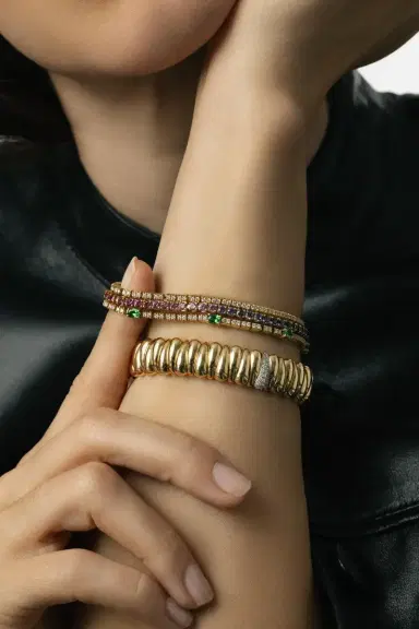 ROBERTO DEMEGLIO Diamond Polished Satin Artiglio Bracelet | Thumbnail 2 ROBERTO DEMEGLIO Diamond Polished Satin Artiglio Bracelet | Thumbnail 2