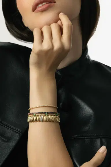ROBERTO DEMEGLIO Diamond Polished Satin Artiglio Bracelet | Thumbnail 4 ROBERTO DEMEGLIO Diamond Polished Satin Artiglio Bracelet | Thumbnail 4
