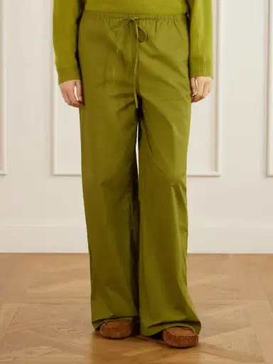 Staud Mateo Stretch-cotton Wide-leg Pants | Thumbnail 3 Staud Mateo Stretch-cotton Wide-leg Pants | Thumbnail 3