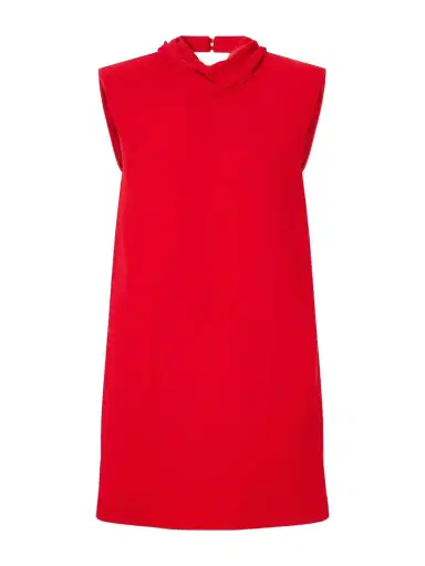 Valentino Garavani Draped Silk-cady Turtleneck Mini Dress | Thumbnail 1 Valentino Garavani Draped Silk-cady Turtleneck Mini Dress | Thumbnail 1